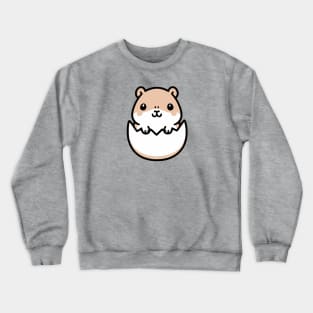 Kawaii Capybara Easter Egg Crewneck Sweatshirt